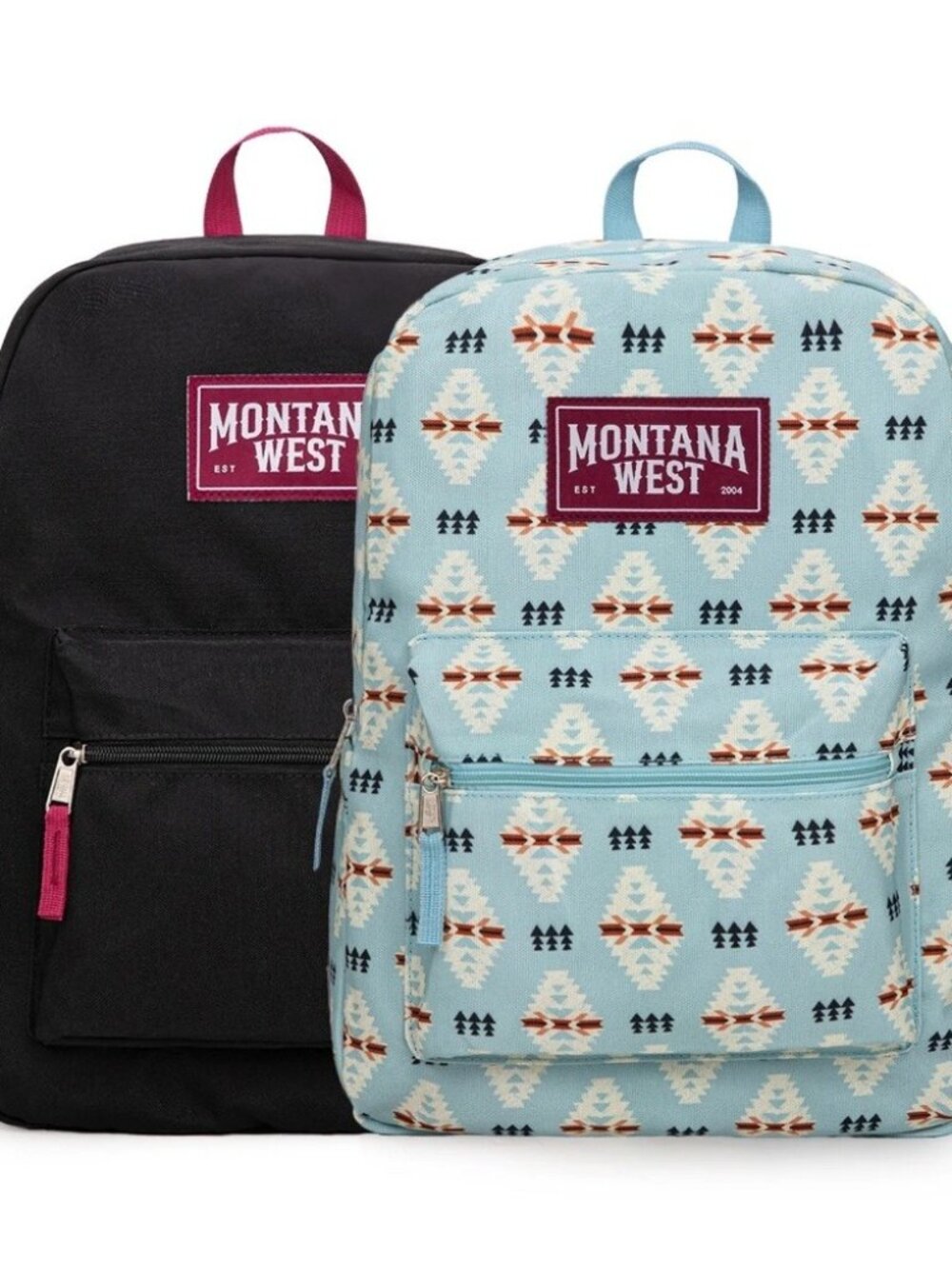 Montana West Aztec Print Backpack -2Pcs Set - Jean